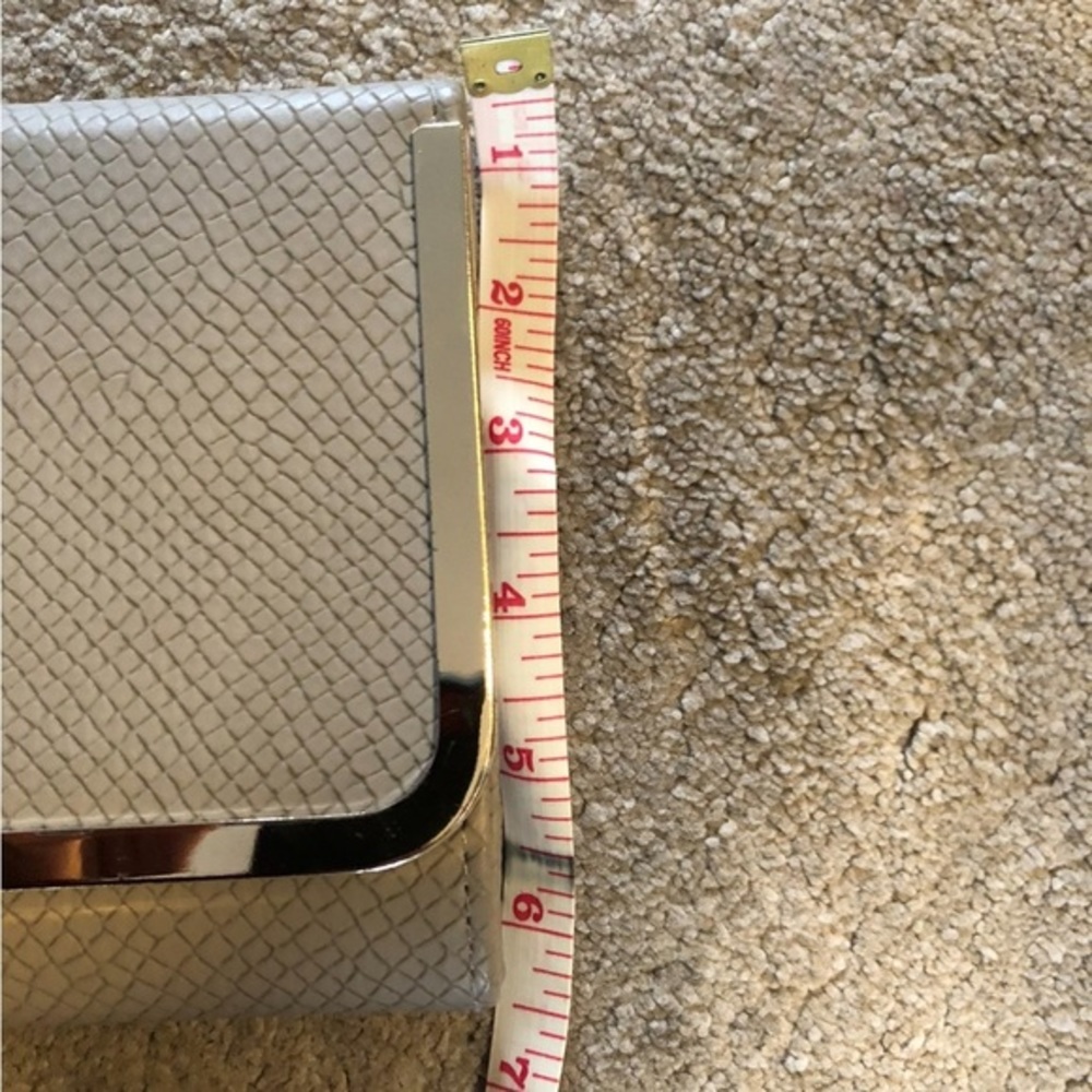 ALDO snakeskin pattern Clutch grey